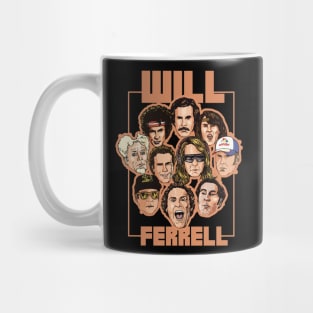 will ferrell many face Mug